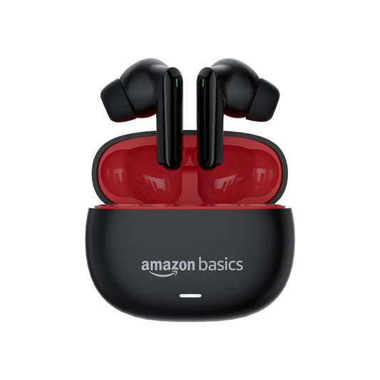 amazon basics True Wireless in-Ear Earbuds with Mic, Low-Latency Gaming Mode